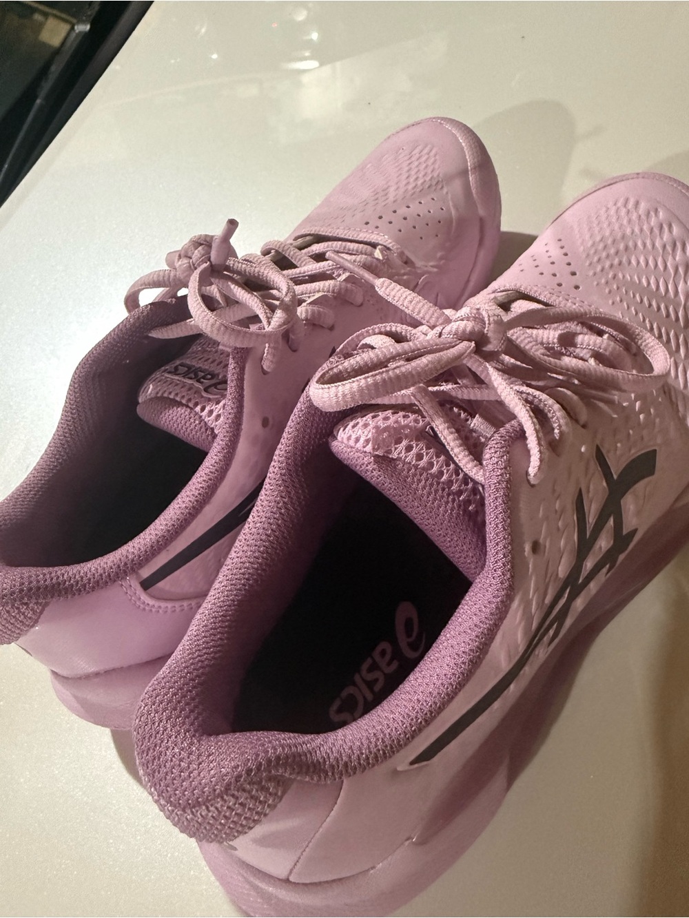 ASICS Women's Light Pink Athletic Running Shoes